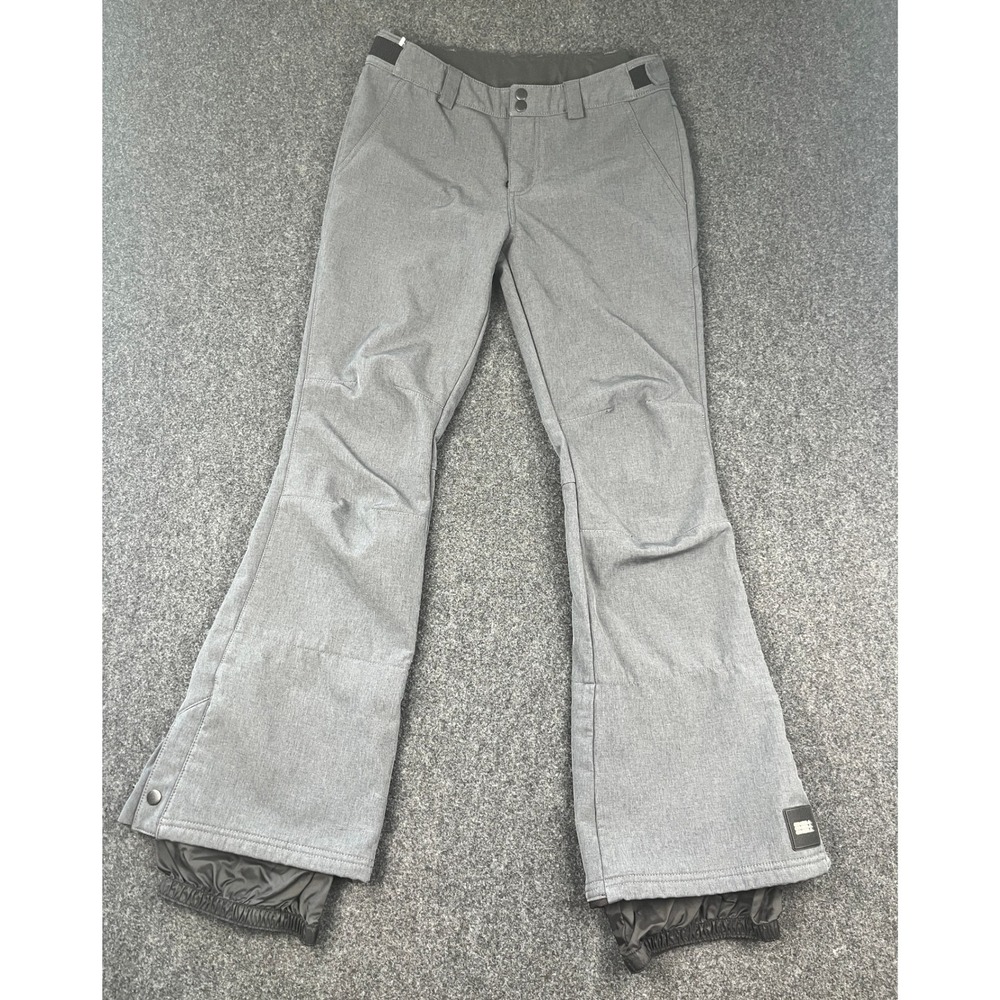 O'Neill Hyperdry Snow Pants Womens M Gray Fleece Lined Ski Snowboard